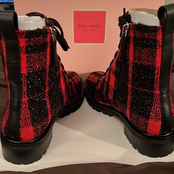 Kate Spade Jemma Check Booties - Picture 5 of 10